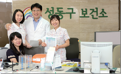 성동구보건소-한양대학교병원과 함께할 수 있어서 든든합니다