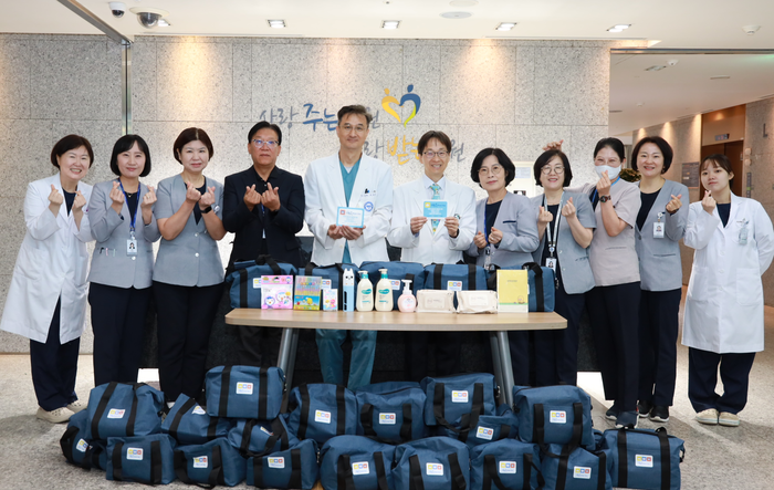 한양대구리병원, 신한카드 후원 '아름인 드림박스' 전달식 개최