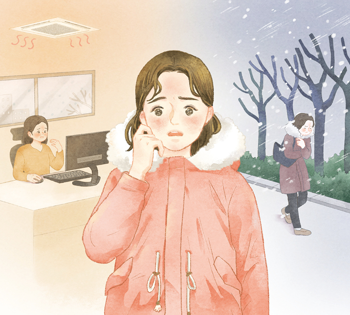 [건강소식 12월호] 시도 때도 없이 빨개지는 볼, 겨울철 안면홍조 적색경보