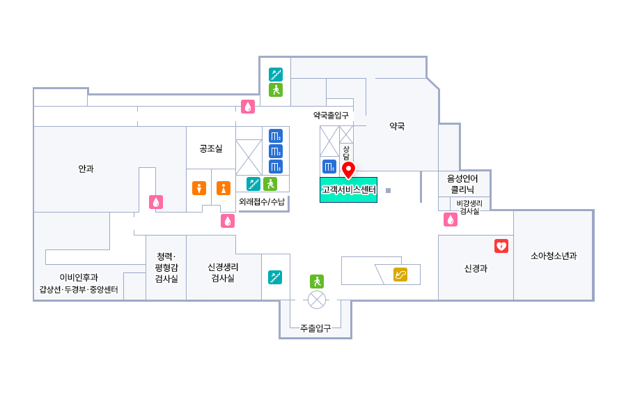 의뢰업무(본관 1층)