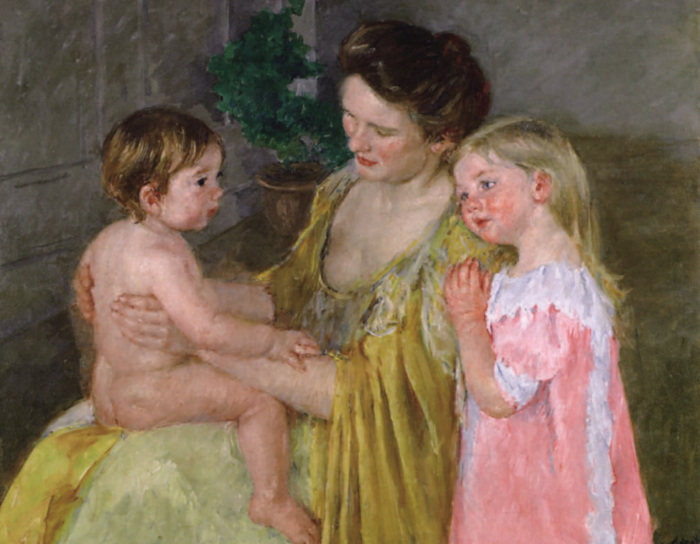 엄마와 두 아이들, 1906(메리 커셋)